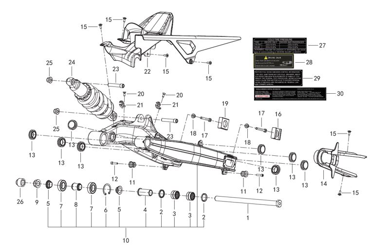 REAR SWING ARM PLUG