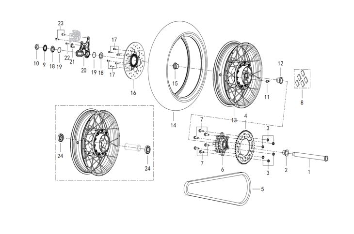 DRIVE SHAFT SLEEVE,CHAIN