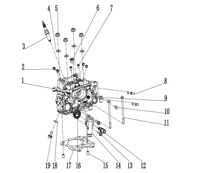 BOLT M6?22, SRK 125