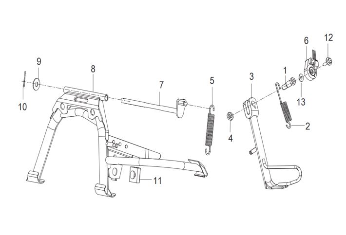 SINGLE SUPPORT FIXING BOLT