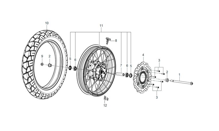 SELF-LOCKING NUT M12
