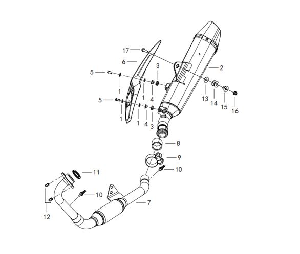 EXHAUST PIPE GASKET ASSY