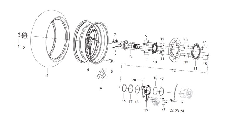 FRONT WHEEL SPEED SENSOR
