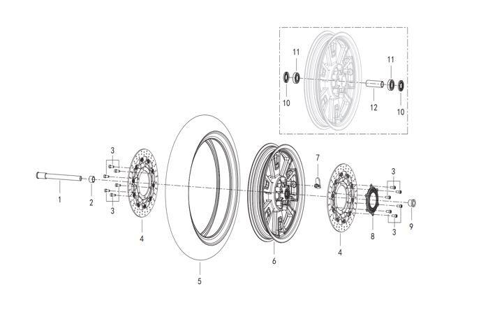 FRONT WHEEL SPEED RING GEAR