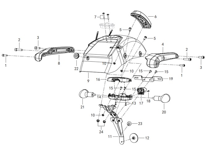 REAR FENDER THREAD RUBBER