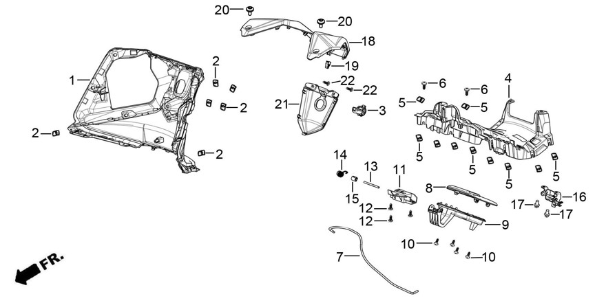 CLIP, PLASTIC