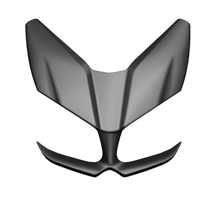 ΠΟΔΙΑ ΕΜΠΡΟΣΘΙΑ ΦΑΝΟΥ (matte black)