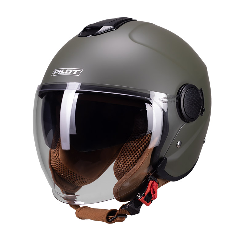 Κράνος Pilot Fly SV military πράσινο ματ